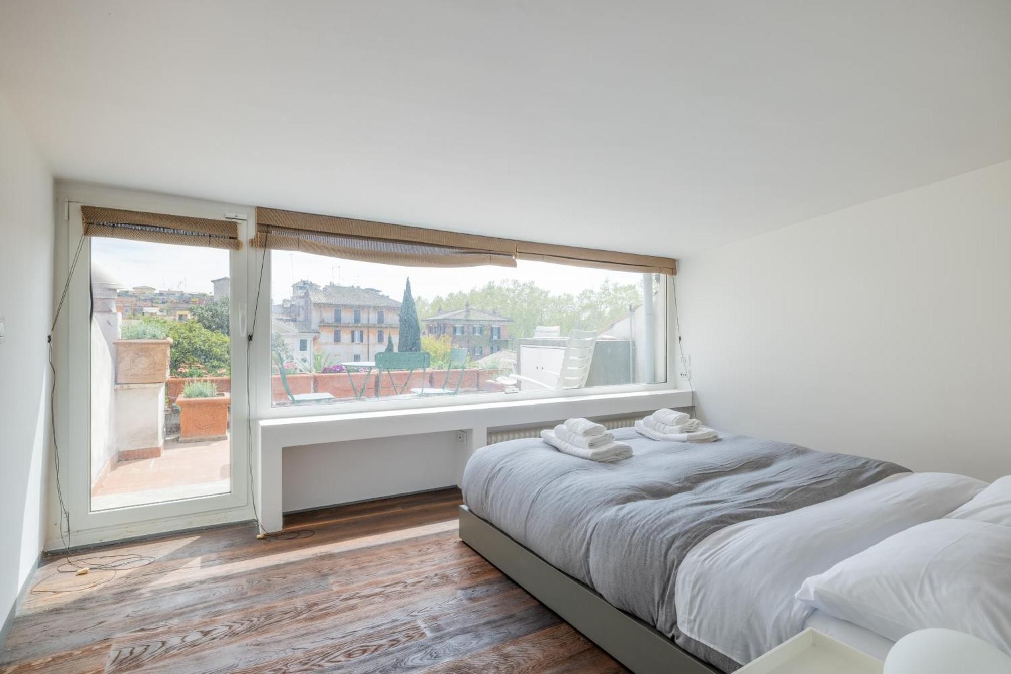 Apartmán Farnesi Terrace Penthouse Řím Exteriér fotografie